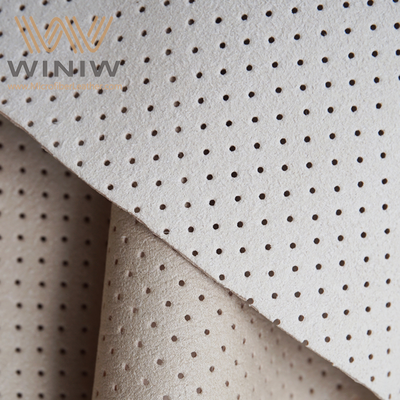 Pu Leather Material Breathable Perforation