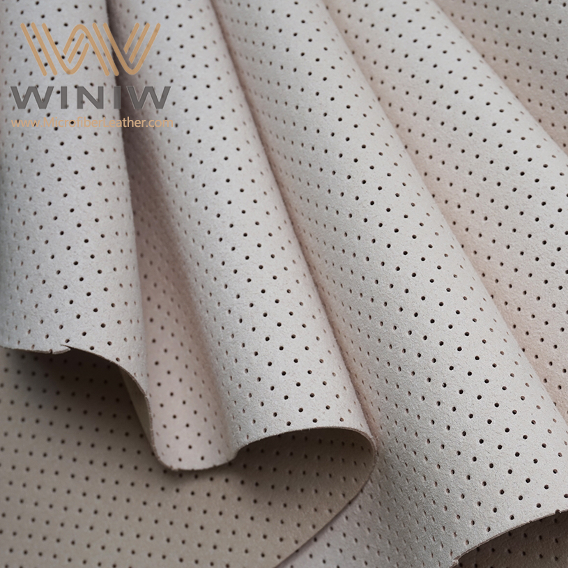Pu Leather Breathable Perforation