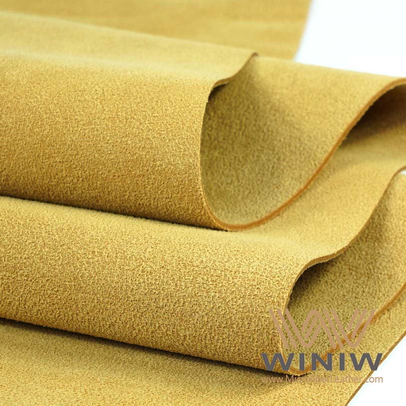 Water-Based Microfiber Faux Suede Leather Fabric