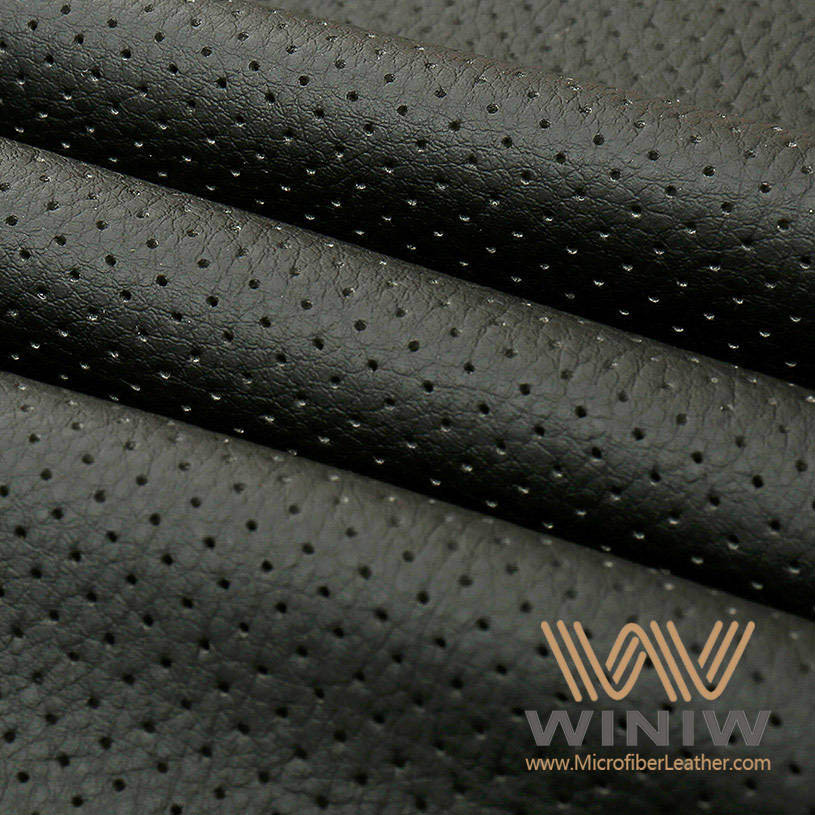 synthetic leather perforated car belt cover