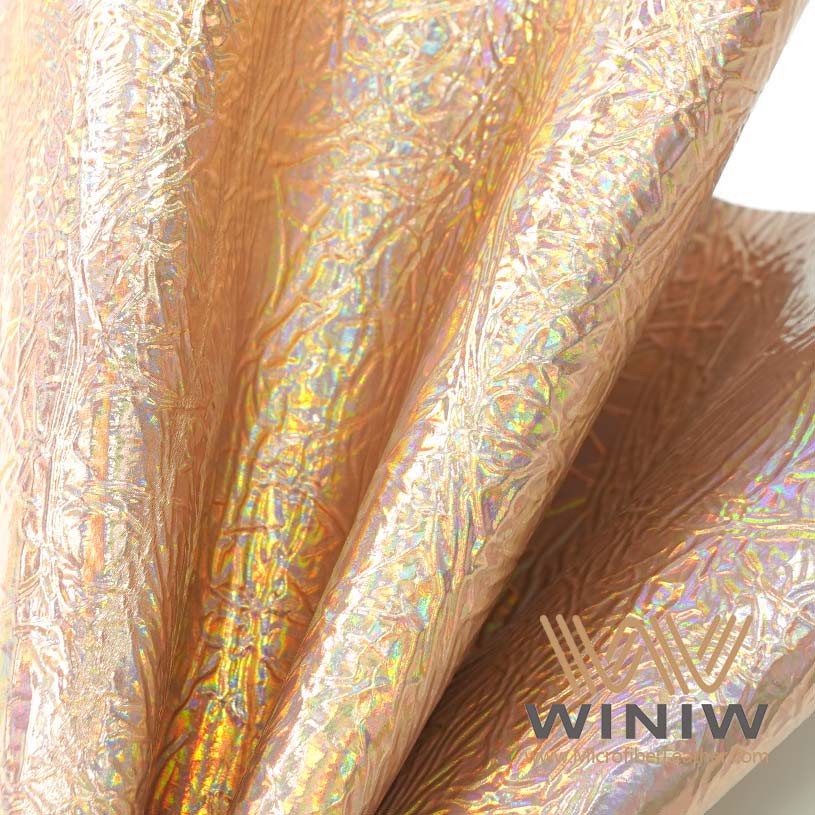 Microfiber Wrinkle Mirror Leather Fabric