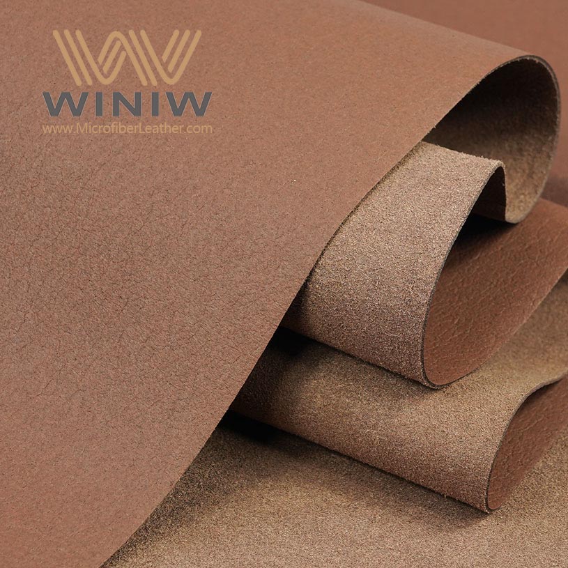 Microfiber Thick Faux Leather Fabric for Belts